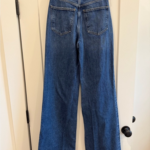 Agolde Blue Wide Leg Jeans - Picture 2 of 10
